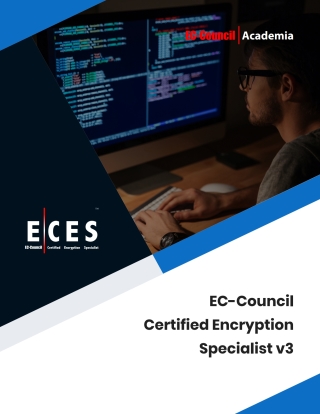 Cover image: EC-Council Certified Encryption Specialist (ECES) Version 3 w/ iLabs 3rd edition 9781635676471