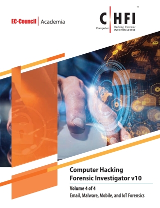 Cover image: Computer Hacking Forensics Investigator (CHFI) Version 10 eBook w/ iLabs (Volume 4) 10th edition 9781635676884