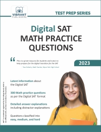 Cover image: Digital SAT Math Practice Questions 1st edition 9781636511597