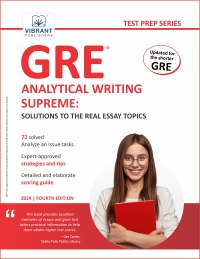 Cover image: GRE Analytical Writing Supreme: Solutions to the Real Essay Topics 4th edition 9781636511900