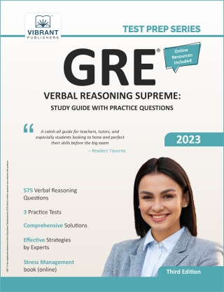 Cover image: GRE Verbal Reasoning Supreme: Study Guide with Practice Questions 4th edition 9781636511931