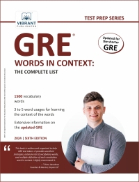 Immagine di copertina: GRE Words In Context: The Complete List 6th edition 9781636512068