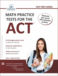 Omslagafbeelding: Math Practice Tests for the ACT 3rd edition 9781636512112