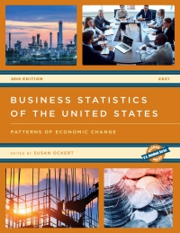 Cover image: Business Statistics of the United States 2021 26th edition 9781636710037
