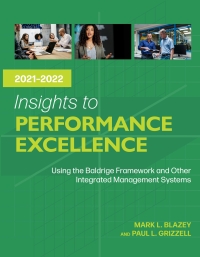 Cover image: Insights to Performance Excellence 2021-2022 9781636940021