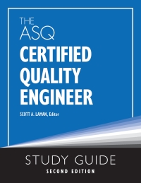 Omslagafbeelding: The ASQ Certified Quality Engineer Study Guide 2nd edition 9781636941134