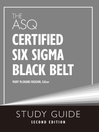 Cover image: The ASQ Certified Six Sigma Black Belt Study Guide 2nd edition 9781636941165