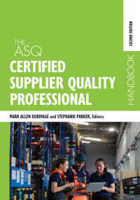 Titelbild: The ASQ Certified Supplier Quality Professional Handbook 2nd edition 9781636941196