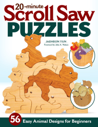 Cover image: 20-Minute Scroll Saw Puzzles 9781497102804