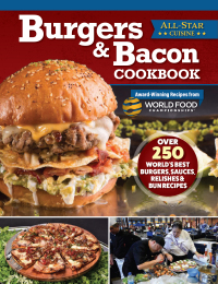 Omslagafbeelding: Burgers & Bacon Cookbook 9781497104556