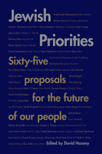 Cover image: Jewish Priorities