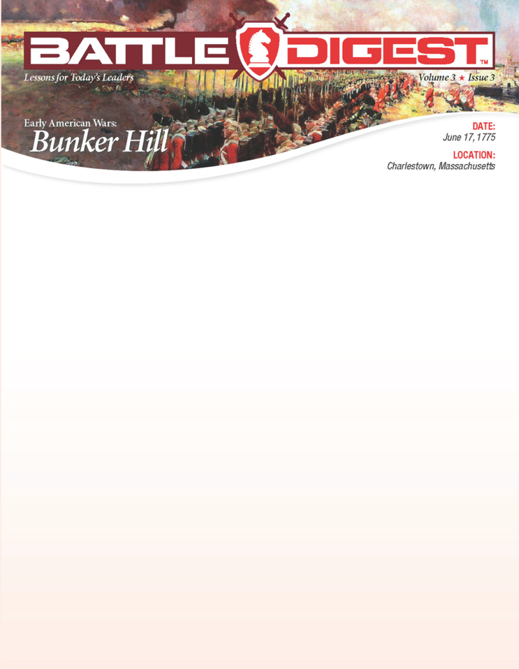 Battle Digest: Bunker Hill