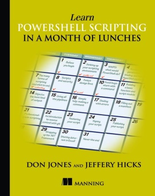 Cover image: Learn PowerShell Scripting in a Month of Lunches 9781617295096