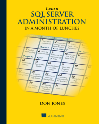 Cover image: Learn SQL Server Administration in a Month of Lunches 9781617292132