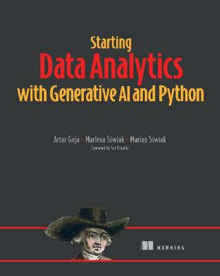 Cover image: Starting Data Analytics with Generative AI and Python 9781633437210