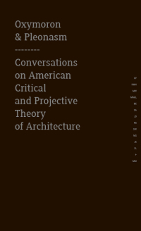 Cover image: Oxymoron and Pleonasm Conversation on American Critical 9781940291413