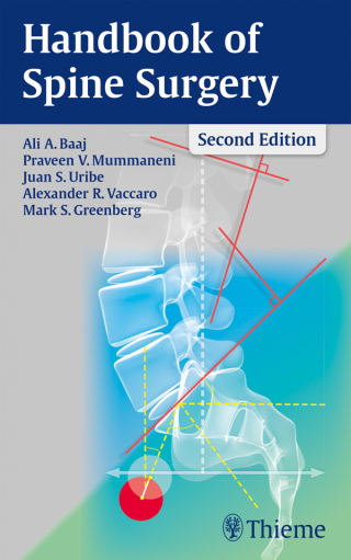 Cover image: Handbook of Spine Surgery 2nd edition 9781626231634