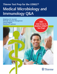 Imagen de portada: Thieme Test Prep for the USMLE®: Medical Microbiology and Immunology Q&A 1st edition 9781626233829