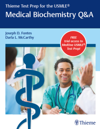 Omslagafbeelding: Thieme Test Prep for the USMLE®: Medical Biochemistry Q&A 1st edition 9781626234635