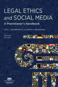 Cover image: Legal Ethics and Social Media 2nd edition 9781639051960