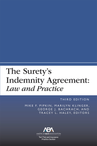 Imagen de portada: The Surety's Indemnity Agreement 3rd edition 9781639052776