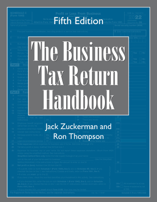 Cover image: The Business Tax Return Handbook 5th edition 9781639053445