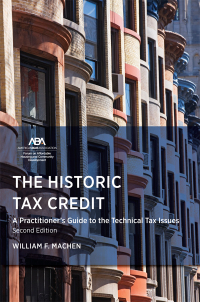 صورة الغلاف: The Historic Tax Credit 9781639053926