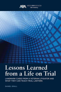 Cover image: Lessons Learned from a Life on Trial 9781639054190