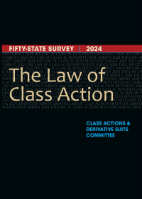 Cover image: The Law of Class Action 9781639054329