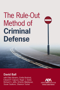 Imagen de portada: The Rule-Out Method of Criminal Defense 9781639054404