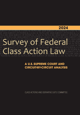 Cover image: 2024 Survey of Federal Class Action Law 9781639055326