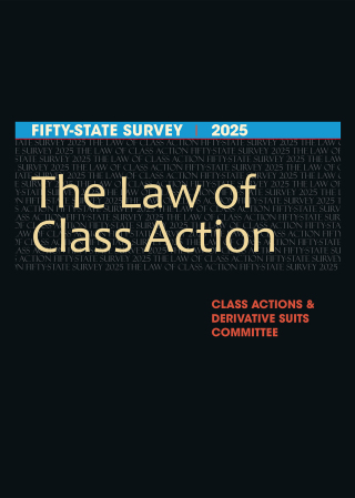 Cover image: The Law of Class Action 9781639055920