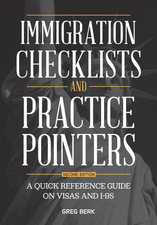 Imagen de portada: Immigration Checklists and Practice Pointers 9781639056255