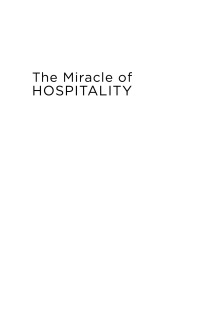 Imagen de portada: The Miracle of Hospitality 9781639821297