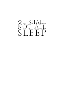 Omslagafbeelding: We Shall Not All Sleep 9781639821747