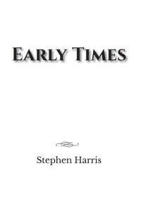 Imagen de portada: Early Times 9781639857586