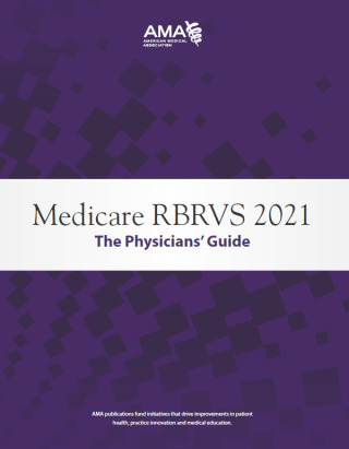 Imagen de portada: Medicare RBRVS 2021: The Physicians' Guide 9781640160927