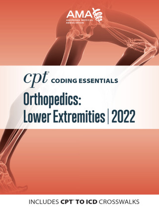 Cover image: CPT Coding Essentials for Orthopaedics Lower 2022 9781640161443