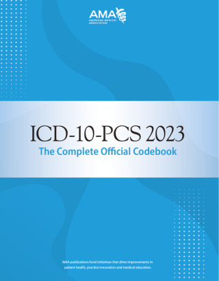 Cover image: ICD-10-PCS 2023 The Complete Official Codebook 9781640162259