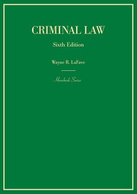 Cover image: LaFave's Criminal Law 6th edition 9781683288817