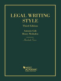 Cover image: Gidi and Weihofen's Legal Writing Style 3rd edition 9781634592963