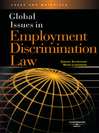 Cover image: Estreicher and Landsberg's Global Issues in Employment Discrimination Law 1st edition 9780314176073