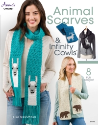 Cover image: Animal Scarves &amp; Infinity Cowls 9781640251243