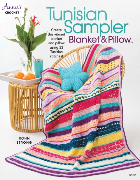 Tunisian Sampler Blanket & Pillow - FULL INSTANT DOWNLOAD | PDF DOCX EPUB