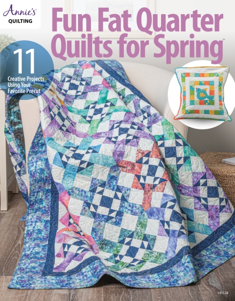 Fun Fat Quarter Quilts for Spring - FULL INSTANT DOWNLOAD | PDF DOCX EPUB