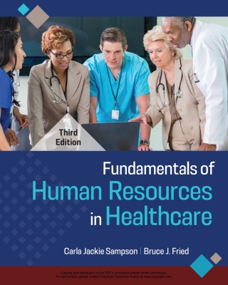 Cover image: Fundamentals of Human Resources in Healthcare 3rd edition 9781640553798