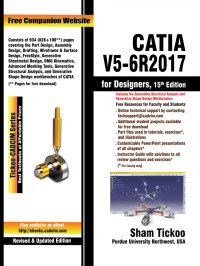 Cover image: CATIA V5-6R2017 for Designers 15th edition 9781640570108