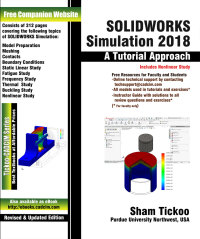 Cover image: SOLIDWORKS Simulation 2018: A Tutorial Approach 2nd edition 9781640570139