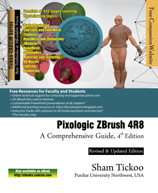 Cover image: Pixologic ZBrush 4R8: A Comprehensive Guide 4th edition 9781640570221