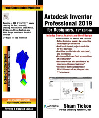 Cover image: Autodesk Inventor Professional 2019 for Designers 19th edition 9781640570306